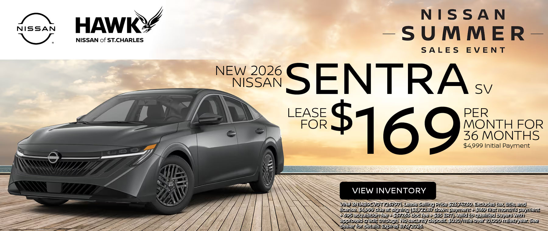 Hawk Nissan St. Charles New Nissan Sentra