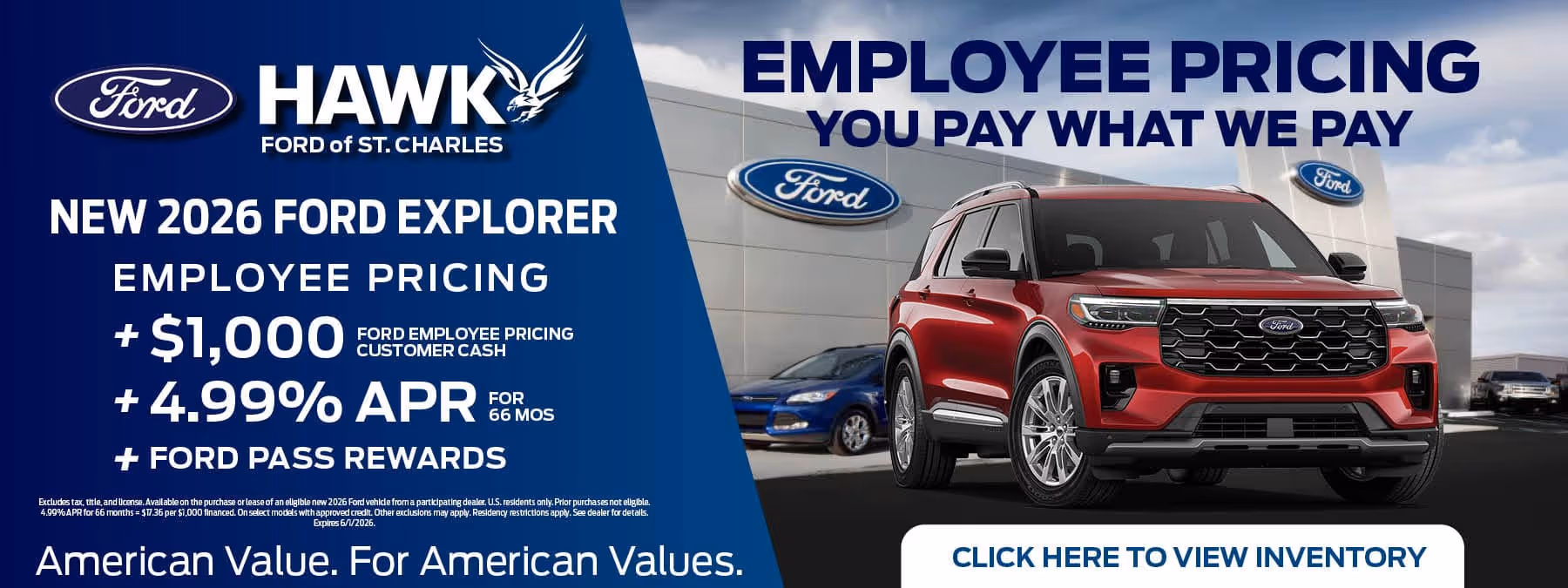 Hawk Ford St. Charles New Ford Explorer