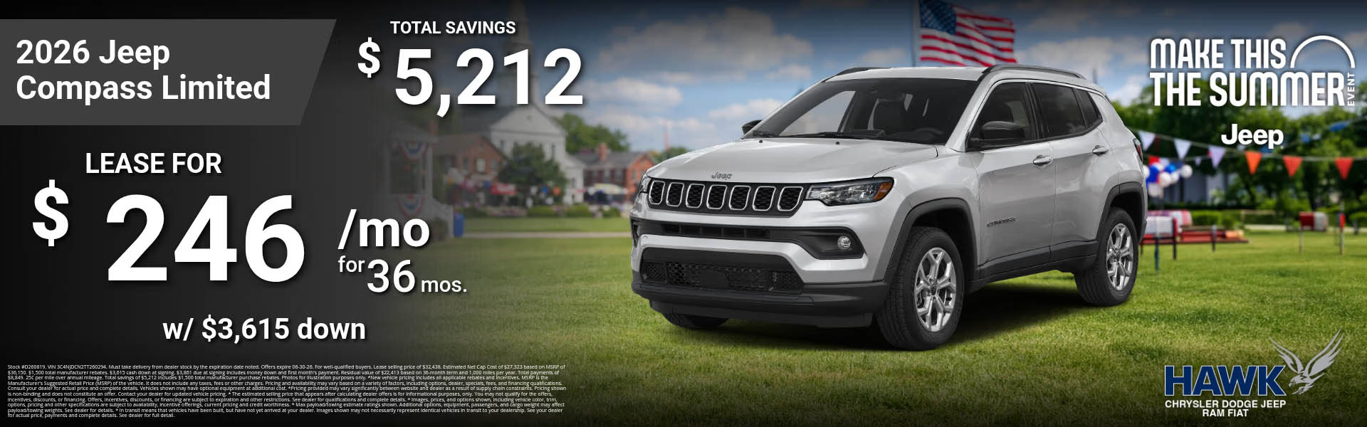 Hawk CDJR New Jeep Compass