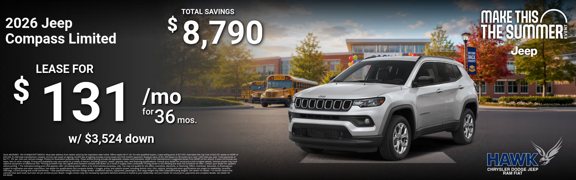 Hawk CDJR New Jeep Compass
