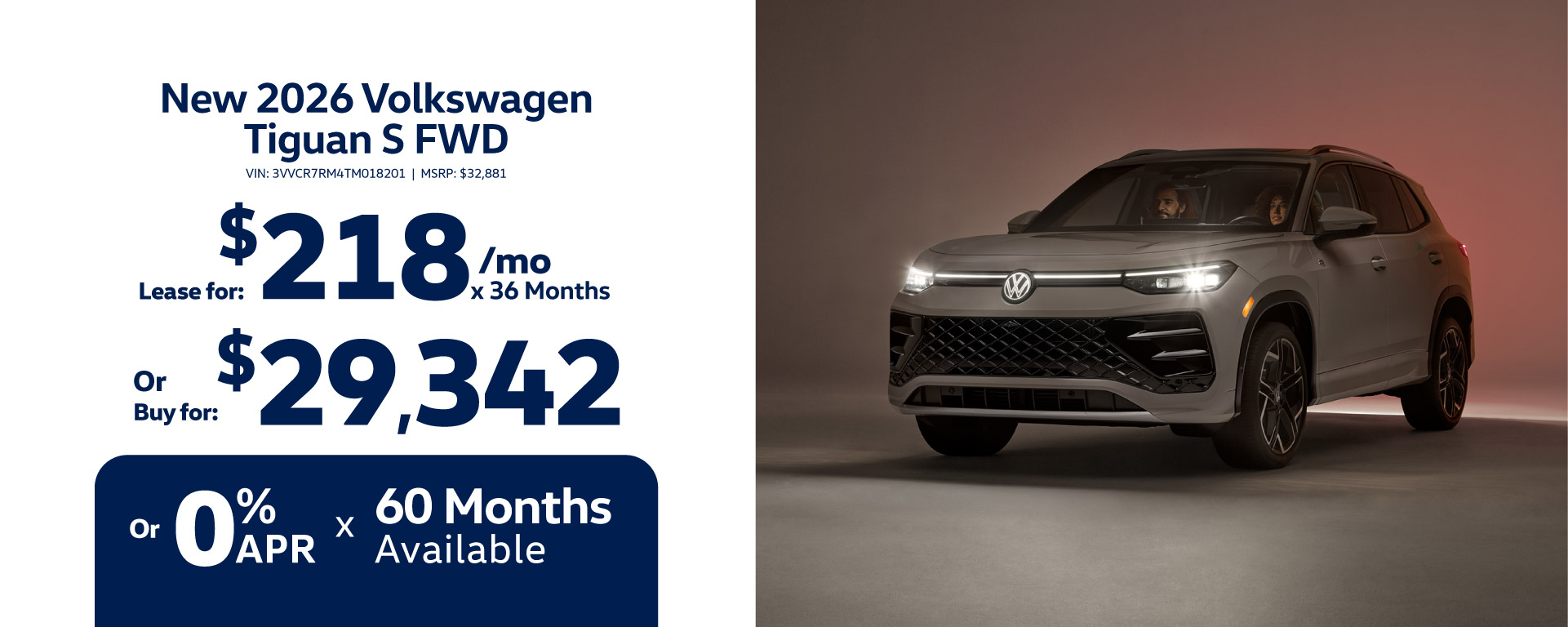 Hawk VW Joliet Tiguan offers