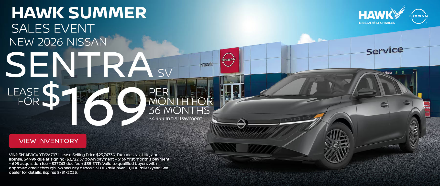 Hawk Nissan St. Charles New Nissan Sentra
