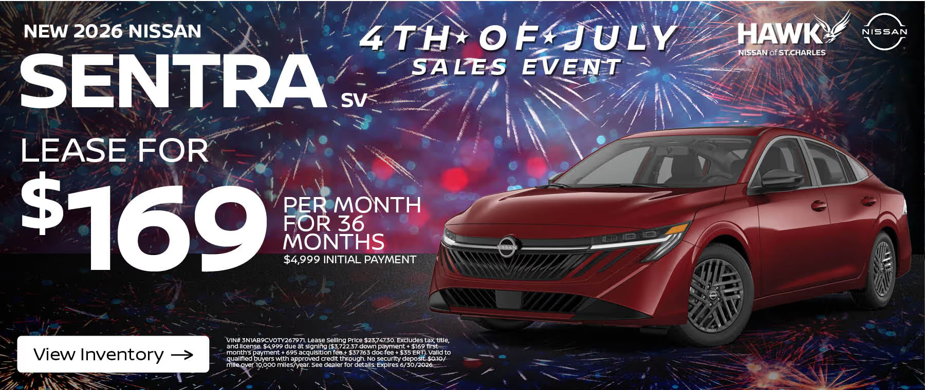 Hawk Nissan St. Charles New Nissan Sentra
