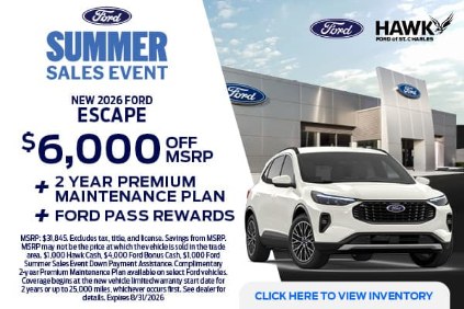 Hawk Ford St. Charles New Ford Escape