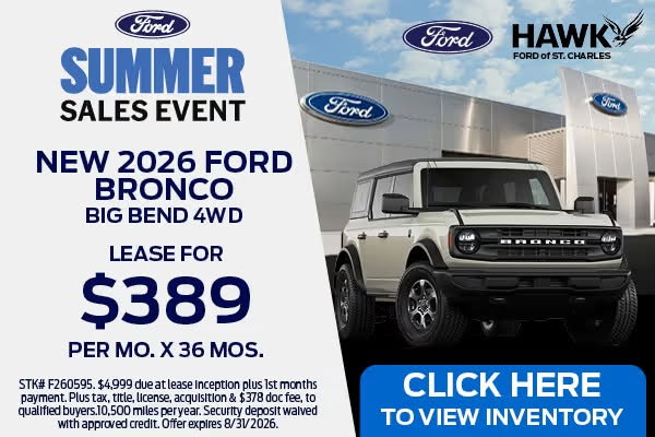 Hawk Ford St. Charles New Ford Bronco