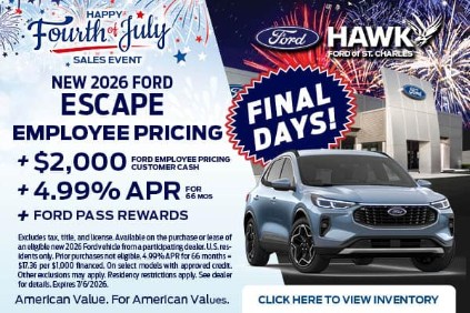 Hawk Ford St. Charles New Ford Escape