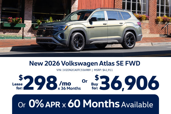 Hawk Volkswagen Joliet New Atlas offers