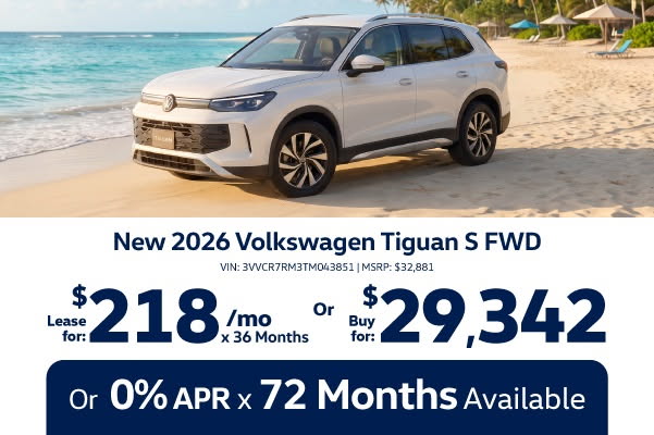 Hawk VW Joliet Tiguan offers